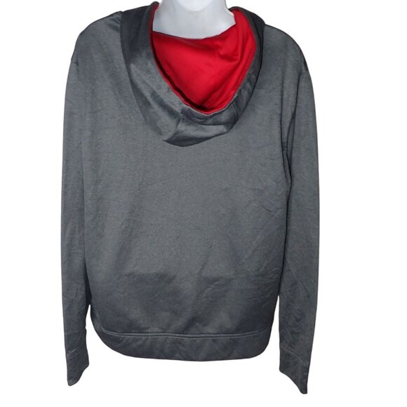 Ohio State‎ Buckeyes Scarlet And Gray Hooded Sweatshirt NCAA FOOTBALL Men's M - Picture 4 of 6